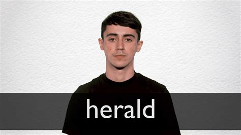 How to pronounce herald in English - Definition and synonyms of herald …