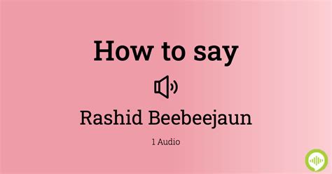 How to pronounce raschid - Definitions.net