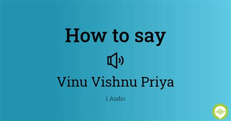 How to pronounce vishu HowToPronounce.com