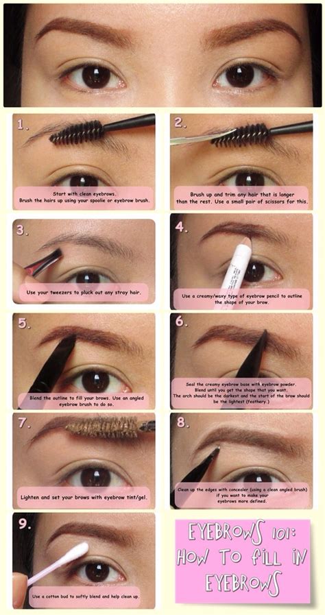 How to properly fill in your eyebrows