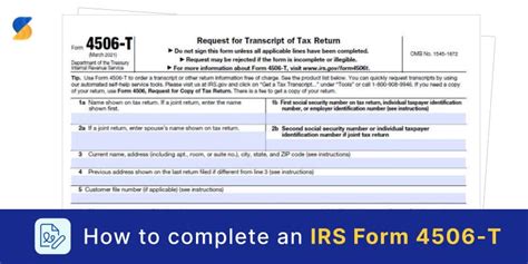 How to properly fill out the 4506T Form YouTube