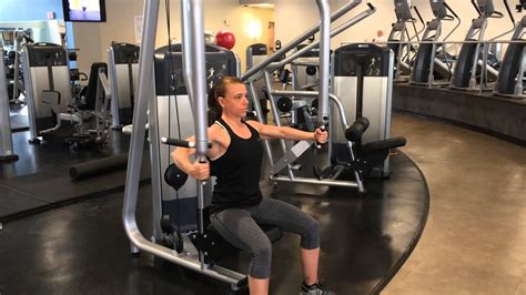 How to properly use the pec fly machine YouTube