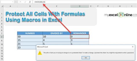 How to protect macros in excel