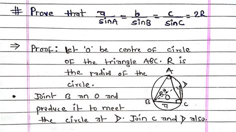 How to prove that b sinB - c sinC = a sin (B-C) - Quora