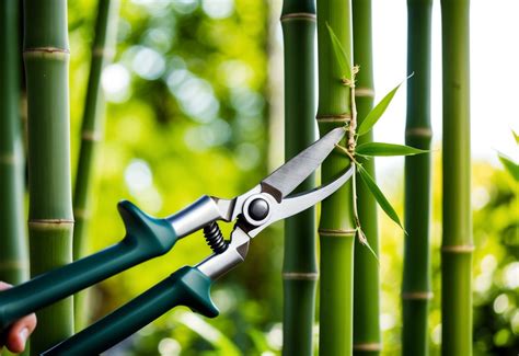 How to prune bamboo in pots