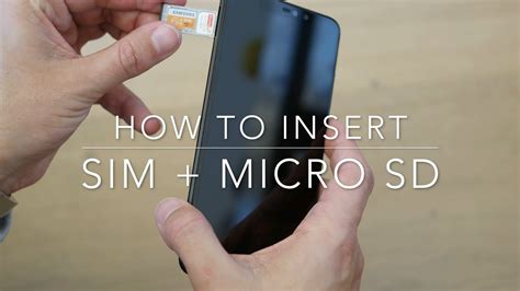 How to put SIM card in Xiaomi Redmi Note 6 Pro