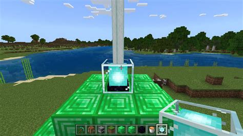 How to put a beacon in minecraft