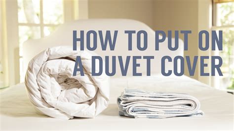 How to put a duvet cover on. Jun 26, 2022 · 4. Next, take the corners of the duvet, flip the duvet cover over your hands and slide the cover down on top of the rest of the duvet.Shake the duvet cover onto the duvet, adjusting as you go.Once ... 