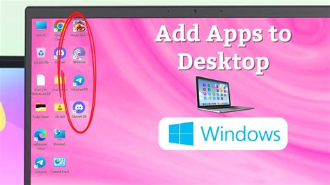 How to put apps in desktop
