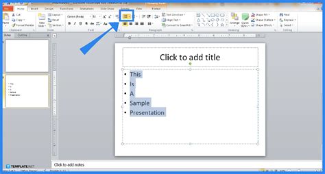 How to put bullet points in powerpoint