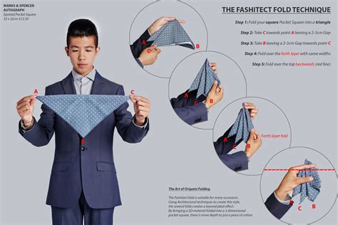 How to put handkerchief in pocket