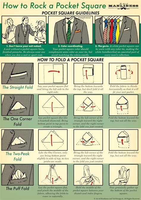 How to put in a pocket square