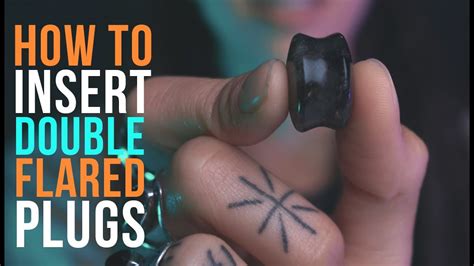 How to put in double flare plugs