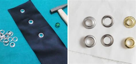 How to put in grommets without a tool.  Got some grommets that didn't come ...