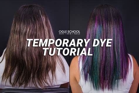 How to put in temporary hair dye