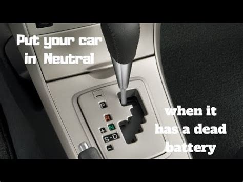 To put a Mercedes in neutral, move the shifter down without pressing the button on the shifter, and the gear will change from reverse (R) to neutral (N). There are also options to put a Mercedes in neutral with a dead battery by finding the yellow button down in the hole and pressing it down while pulling the shifter from park to neutral.. 