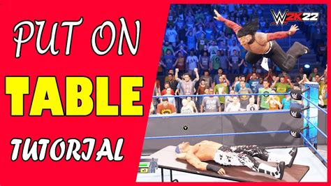 WWE 2K22 - How to lay down opponent in TABLE or LADDERJoin Amazon Prime for Free : https://amzn.to/33mM7AsBuy External PS4 Game Drive : https://amzn.to/30bVY.... 