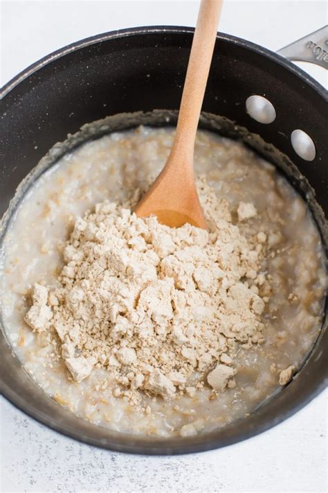 How to put protein powder in oatmeal
