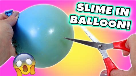 How to put slime in a balloon