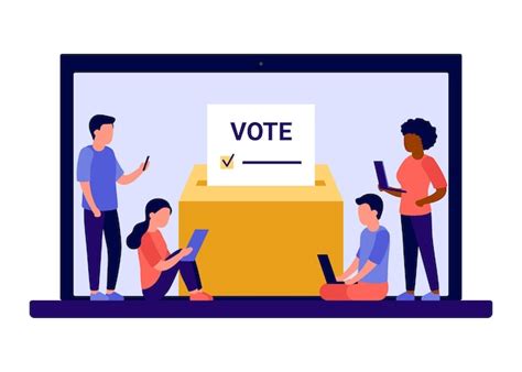 How to put vote in online