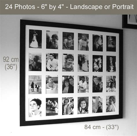 How to put your photos into a multi aperture picture frame?