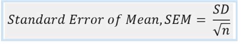 How to quickly calculate Standard Error of the Mean (SEM ... - YouTube