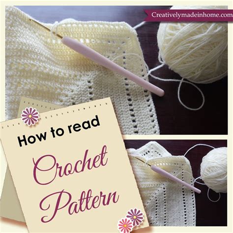 How to read Crochet Patterns Creatively madein Home