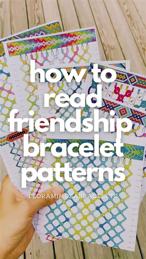 How to read a friendship bracelet pattern An immersive guide by Flora
