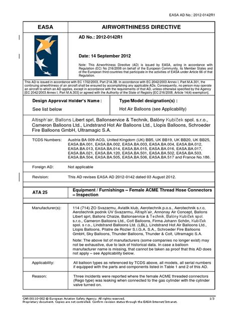 How to read airworthiness directives