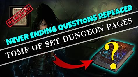How to read tome of set dungeons. Console Discussion. Trackstar12-1587 November 23, 2020, 11:00am 1. For season 22 Demon Hunters get the Gears of Dreadlands set. But where is the set dungeon so that we can complete the "Set Me Free" challenge? EddieLMT-1560 November 23, 2020, 3:55pm 3. you mean they don't have a set dungeon. Your first sentence says they don't, and the ... 