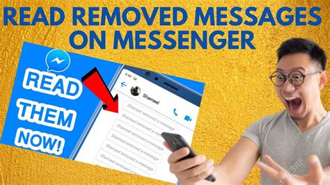 How to read unsent or removed messages in Messenger Notisave YouTube