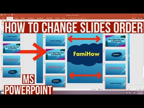 How to rearrange slide order in powerpoint