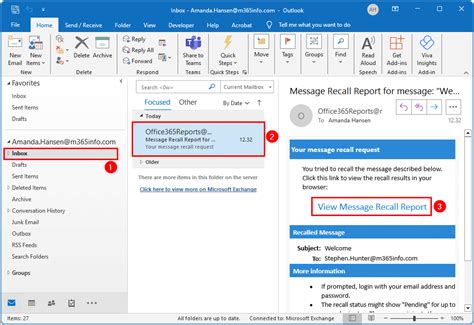 How to recall email in exchange