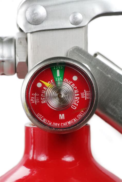How to recharge fire extinguisher. Attach the fire extinguisher to a hand truck or a suitable device for recharging. Connect the fire extinguisher to a pressurizing unit or air compressor using the appropriate fittings. Slowly increase the pressure to the recommended level according to the manufacturer's instructions. Monitor the pressure gauge on the extinguisher, making sure ... 