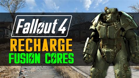 Yes, you can recharge fusion cores in Fallout 4. Simply follow these steps: Pop the fusion core into a generator, similar to the ones with fusion cores sticking out. Press the button on the side of the generator to recharge the fusion core.. 