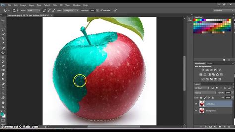 How to recolor image in photoshop
