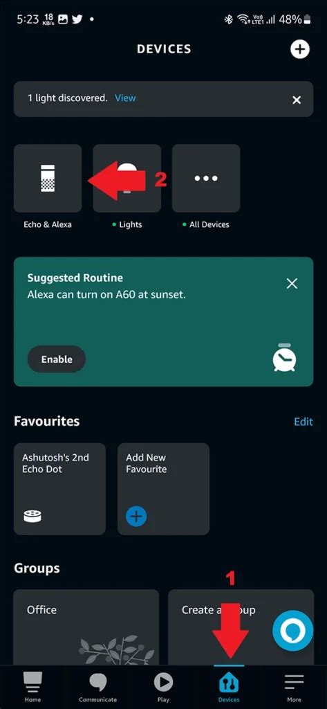 How to reconnect alexa to wifi after changing router.  Select Devices .  ...