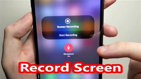 How to record a video in iphone