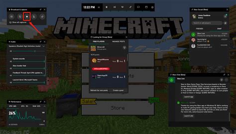 How to record minecraft gameplay with commentary
