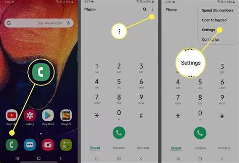 Automatically record calls on Samsung phones. 1. Open the Phone app and tap the three-dot icon in the top right corner of any menu. Then select Settings . Image: Irene Okpanachi / Talk Android. 2 .... 