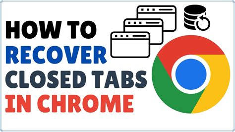 How to recover closed tabs in chrome