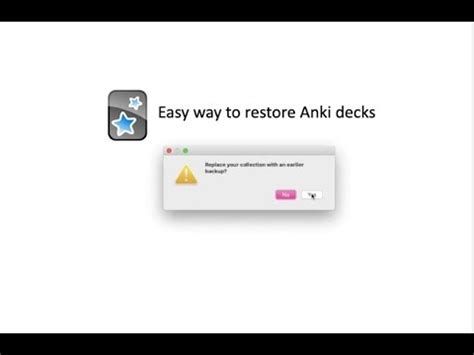 You can restore the deck to your collection by choosing File → Import and importing the deck again. It will be restored with the same name it had when you exported it. B) …. 