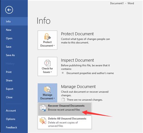 How to recover deleted documents in word