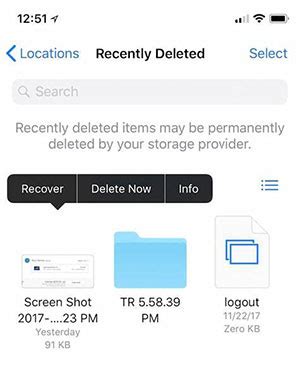 How to recover deleted folder in mobile