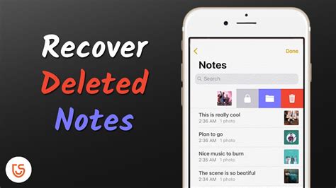 Jan 9, 2023 ... Simply, open your notes app and head to the “Recently Deleted” folder at the bottom of the iCloud section of the app. Here you will see all the ....