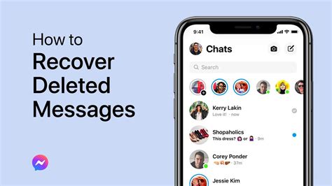 How to recover messages in messenger pc