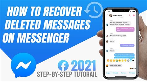 How to recover old conversation in messenger