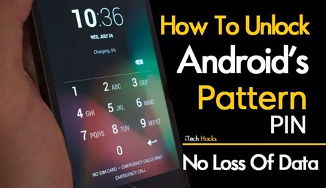 How to recover pattern password in android