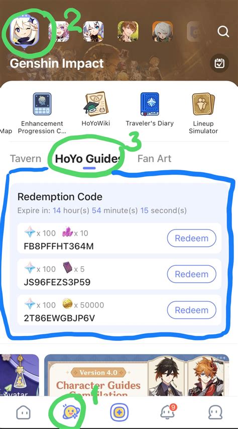 How to redeem Genshin Impact codes in Mobile PC and PS4