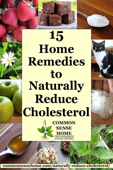 How to reduce cholesterol in home
